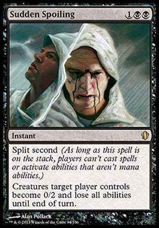 Sudden Spoiling (Commander 2013 Edition) Heavy Play