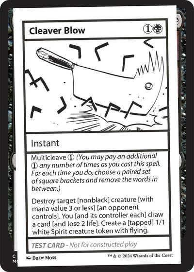 Cleaver Blow (Mystery Booster 2 Playtest Cards) Near Mint
