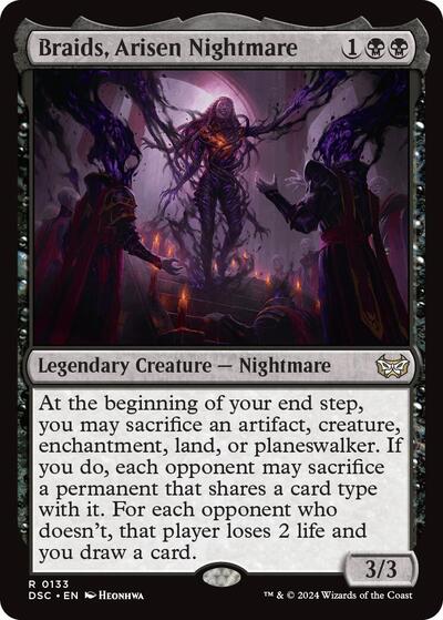 Braids, Arisen Nightmare (Commander: Duskmourn: House of Horror) Near Mint