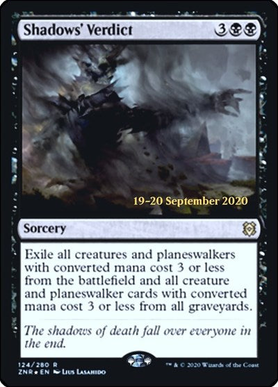 Shadows' Verdict (Promos: Prerelease Cards) Light Play Foil