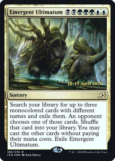 Emergent Ultimatum (Promos: Prerelease Cards) Near Mint Foil