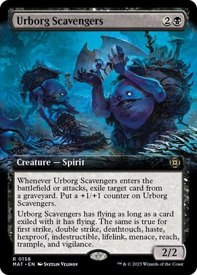 Urborg Scavengers (Extended Art) (March of the Machine: The Aftermath) Light Play