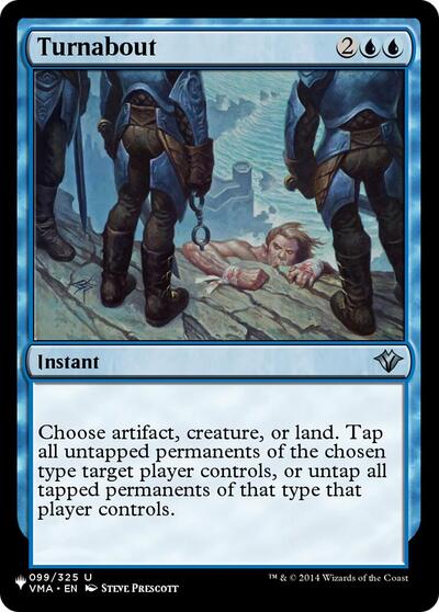 Turnabout (The List) Near Mint