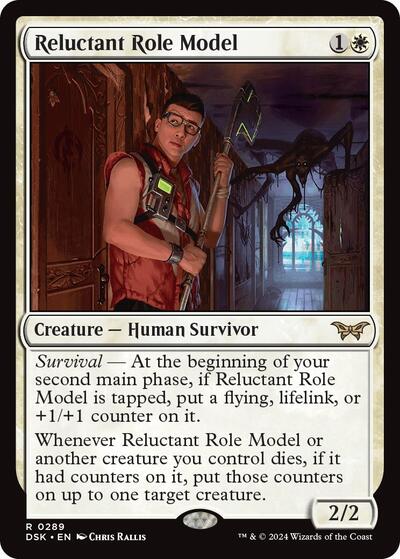 Reluctant Role Model (0289) (Duskmourn: House of Horror) Near Mint Foil