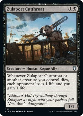 Zulaport Cutthroat (Commander Legends: Battle for Baldur's Gate) Light Play