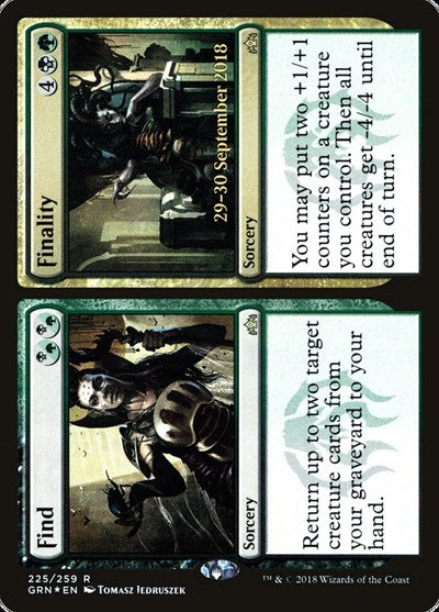 Find // Finality (Promos: Prerelease Cards) Light Play Foil