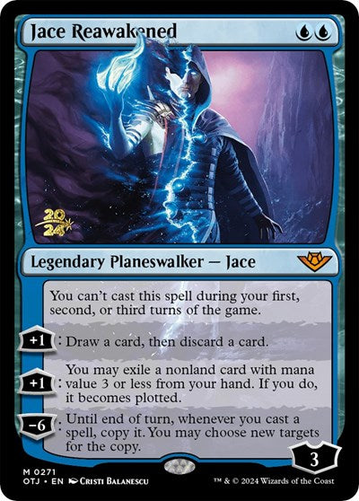 Jace Reawakened (Promos: Prerelease Cards) Medium Play Foil