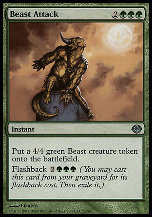 Beast Attack (Duel Decks: Garruk vs Liliana) Medium Play