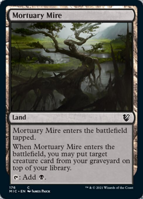 Mortuary Mire (Commander 2021 Midnight Hunt) Light Play