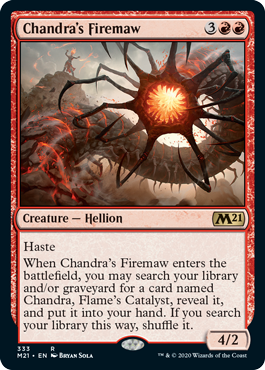Chandra's Firemaw (Magic 2021 Core Set) Near Mint