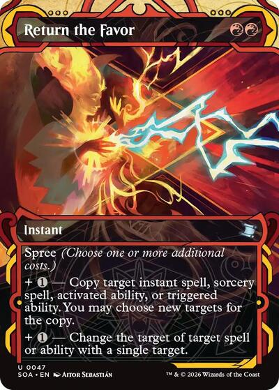Return the Favor (Secrets of Strixhaven: Mystical Archive) Near Mint Foil