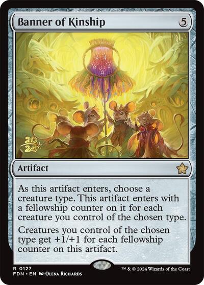 Banner of Kinship (Promos: Prerelease Cards) Light Play Foil