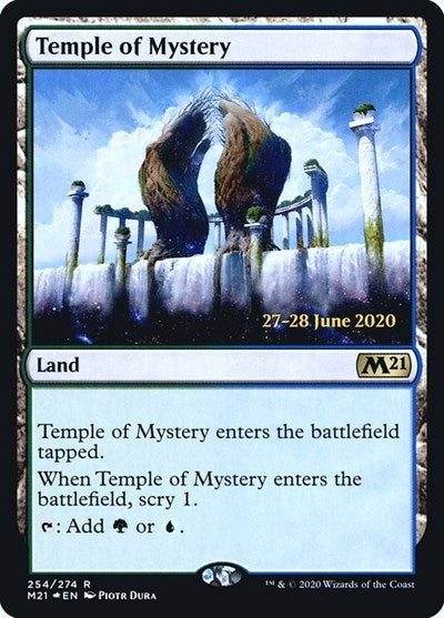 Temple of Mystery (M21) (Promos: Prerelease Cards) Light Play Foil