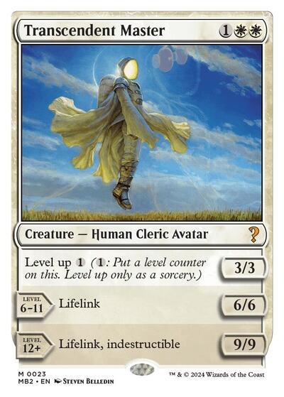 Transcendent Master (White Border) (Mystery Booster 2) Near Mint