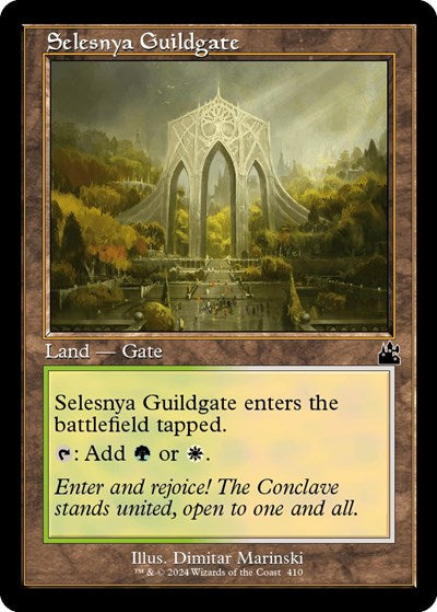 Selesnya Guildgate (Retro Frame) (Ravnica Remastered) Light Play Foil