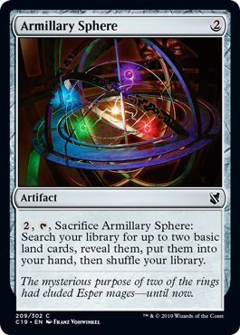 Armillary Sphere (Commander 2019) Medium Play
