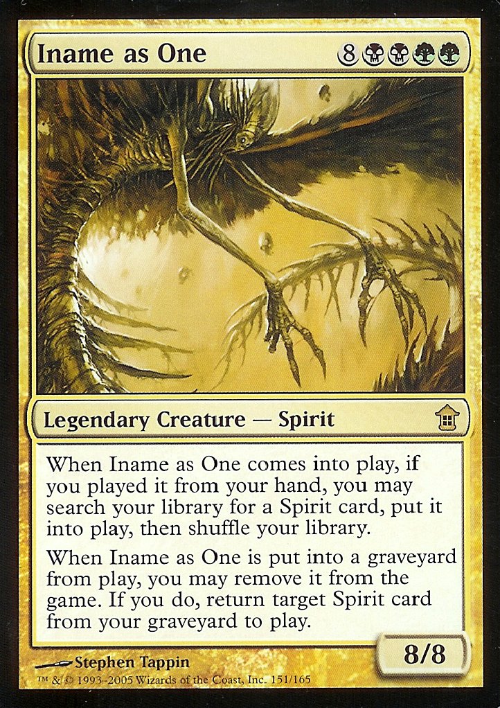 Iname as One (Saviors of Kamigawa) Medium Play