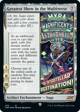 Greatest Show in the Multiverse (Galaxy Foil) (Unfinity) Light Play Foil