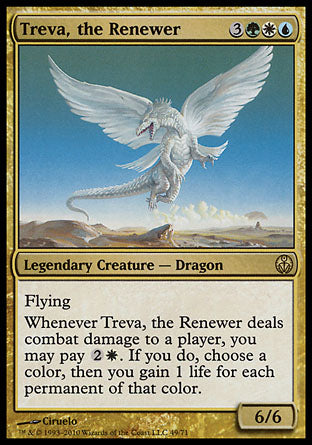 Treva, the Renewer (Duel Decks: Phyrexia vs The Coalition) Damaged / Poor