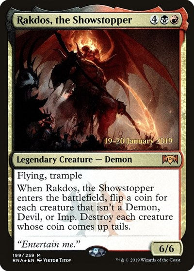 Rakdos, the Showstopper (Promos: Prerelease Cards) Near Mint Foil