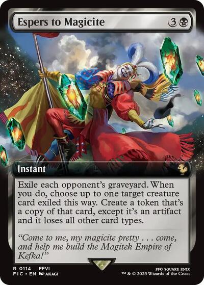 Espers to Magicite (Extended Art) (Commander: FINAL FANTASY) Light Play Foil