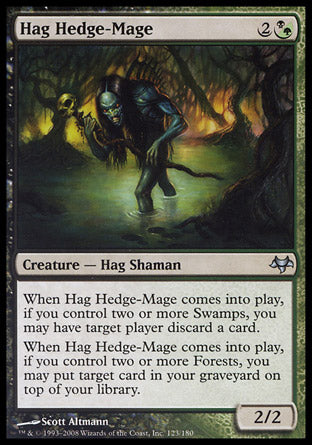 Hag Hedge-Mage (Eventide) Medium Play Foil