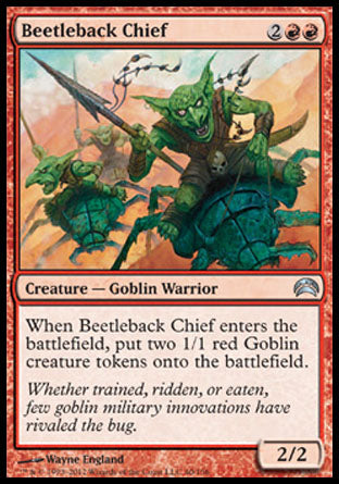Beetleback Chief (Planechase 2012) Medium Play