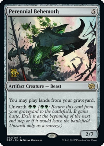 Perennial Behemoth (Promos: Prerelease Cards) Light Play Foil