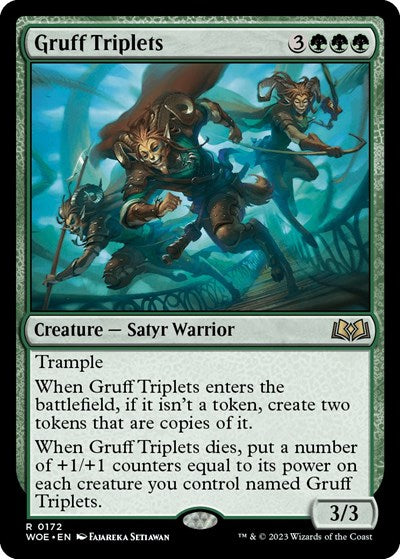 Gruff Triplets (Wilds of Eldraine) Light Play