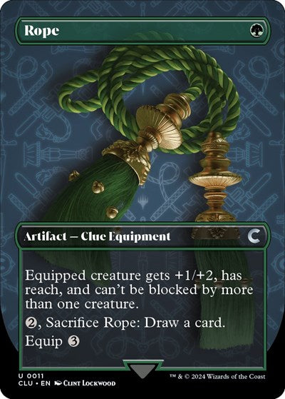 Rope (Borderless) (Ravnica: Clue Edition) Near Mint
