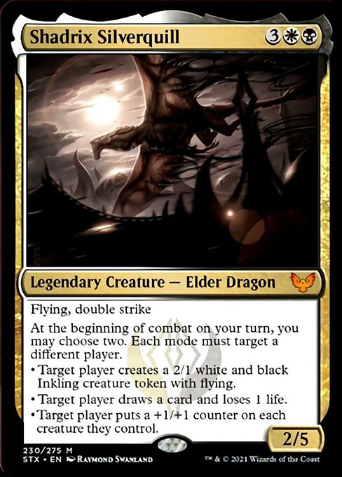 Shadrix Silverquill (Strixhaven) Medium Play Foil