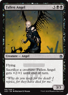 Fallen Angel (Masters 25) Light Play Foil