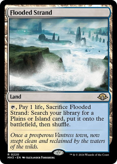 Flooded Strand (Modern Horizons 3) Medium Play Foil