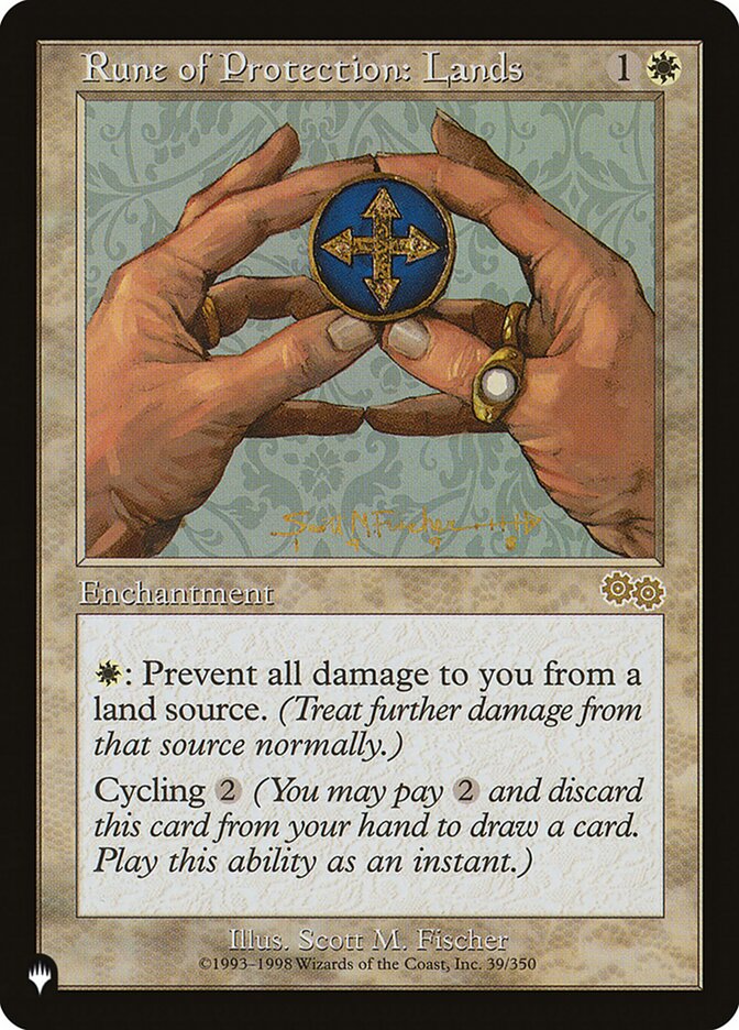 Rune of Protection: Lands (The List) Near Mint