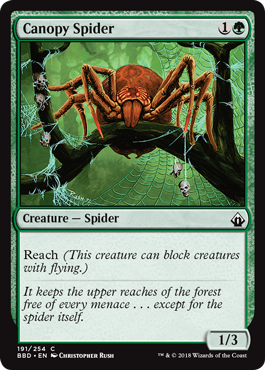 Canopy Spider (Battlebond) Light Play Foil