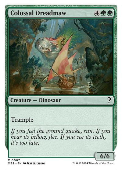 Colossal Dreadmaw White Border|6|0|0.00