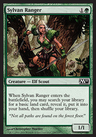 Sylvan Ranger (Magic 2011 Core Set) Medium Play