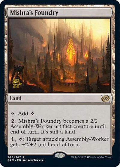 Mishra's Foundry (Promos: Prerelease Cards) Near Mint Foil