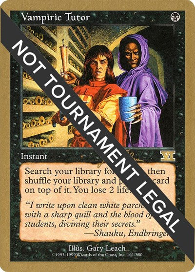 Vampiric Tutor 1999 Jakub Slemr 6ED|1|0|0.00