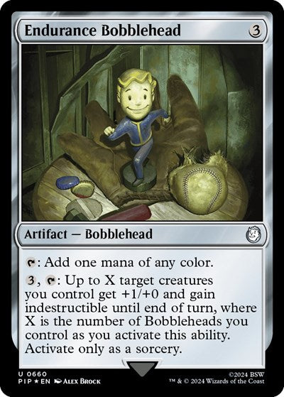 Endurance Bobblehead (Surge Foil) (Universes Beyond: Fallout) Near Mint Foil