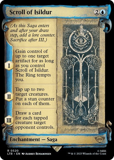 Scroll of Isildur (Showcase Scrolls) (Universes Beyond: The Lord of the Rings: Tales of Middle-earth) Medium Play Foil