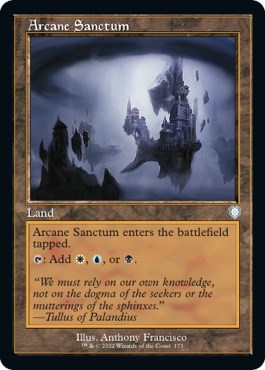 Arcane Sanctum (Commander: The Brothers' War) Light Play