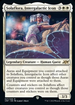 Solaflora, Intergalactic Icon (Unfinity) Light Play Foil