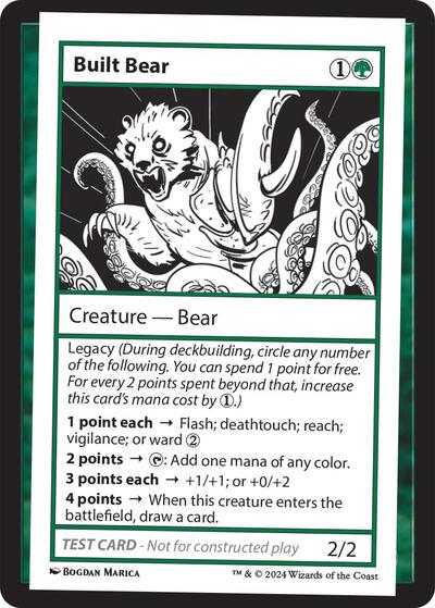 Built Bear (Mystery Booster 2 Playtest Cards) Medium Play