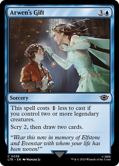 Arwen's Gift (Universes Beyond: The Lord of the Rings: Tales of Middle-earth) Light Play Foil