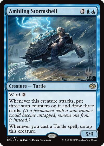 Ambling Stormshell (Promo Pack: Tarkir: Dragonstorm) Near Mint Foil