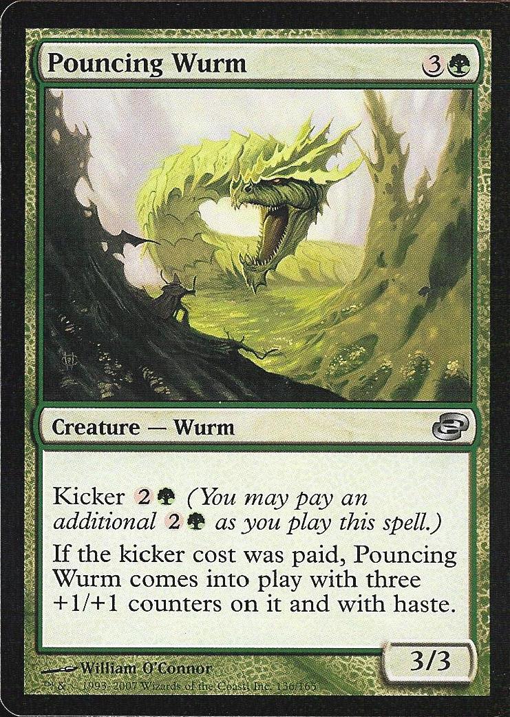 Pouncing Wurm (Planar Chaos) Damaged / Poor