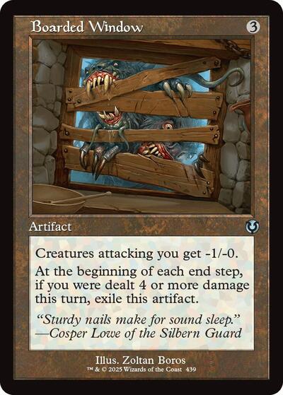 Boarded Window (Retro Frame) (Innistrad Remastered) Light Play Foil