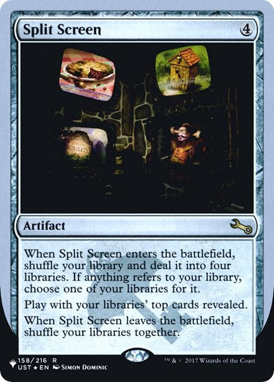 Split Screen (The List) Light Play Foil