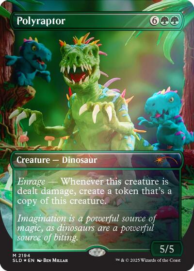 Polyraptor (Rainbow Foil) (Secret Lair) Near Mint Foil